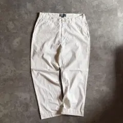 90s ポロラルフローレン ポロチノ チノパン W36 L30 ホワイト ワイド