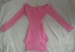 ミニワンピース　ピンク　S