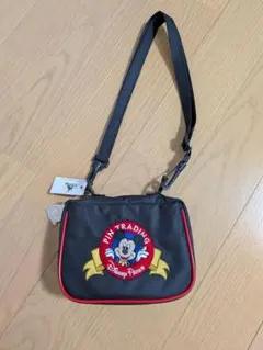 ディズニー 50周年 ピントレ ピンバッチ クロスボディ バッグ Disney 美品 】Disney ディズニー ピンバッグ ピンバッジ収納バッグ WDW