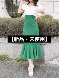 EIMY ISTOIRE ラッフルマーメイドパフワンピースのサムネイル
