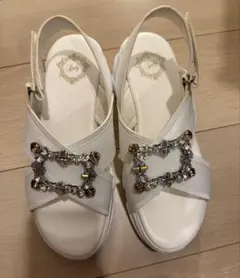 新品 ♡ Rady ♡ ビジュー サンダルのサムネイル