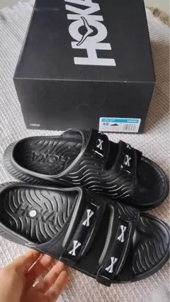 HOKA ONEONE×WTAPS サンダル メンズ ブラック 27cm 1 HOKA ONEONE×WTAPS サンダル メンズ ブラック 27cm