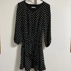 OPAQUE.CLIP ドット柄 ワンピース