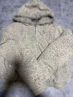 ヒョウ柄 ファージャケット