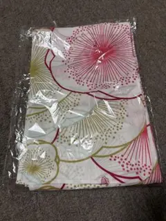浴衣単品 ピンクと黄色の花柄