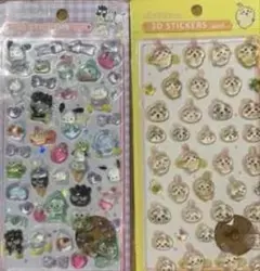 3Dキャラクターシールセット 50枚入り