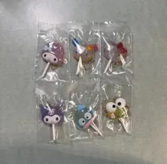 サンリオキャラクターズ カラフルキャンディチャーム　全6種コンプリート