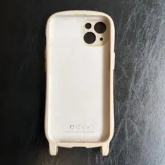 iFace Hang and iPhone 13 ケース シリコン (ベージュ)