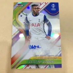 topps soccer DESTINY UDOGIE 直筆サインカード