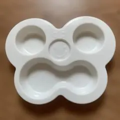 リッチェル　ベビー用食器 笑顔の顔型 ホワイトとイエロー