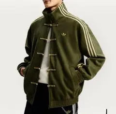 L adidas originals スエード トラックジャケット 緑　海外限定