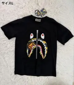 A BATHING APE シャーク Tシャツ ブラック L (並行輸入品)のサムネイル