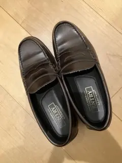 G.T.HAWKINSダークブラウン　ローファー24.5のサムネイル
