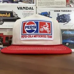 商品◾️キャップ◾️メッシュ◾️PEPSI◾️motorcycle◾️ツートン◾️レッド◾️