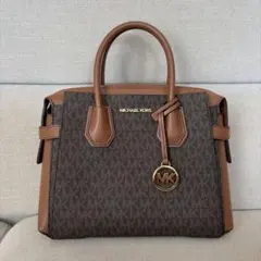 【美品】マイケルコース　ブラウン トートバッグ　ハンドバッグ