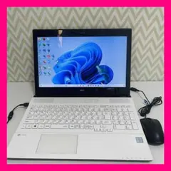 T407 NECノートパソコンSSD第7世代 WEBカメラ高速Windows11