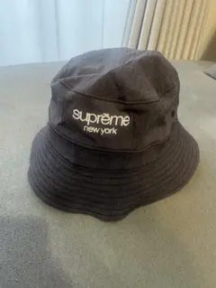 supreme バケットハット ブラック　ニューヨーク