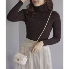 OLIVE des OLIVE リブニット