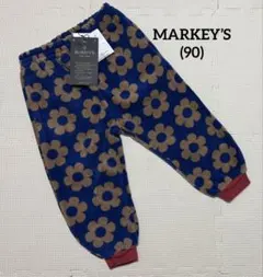 【新品タグ付き】　マーキーズ　ソウガラフリースパンツ　ブラウン　(90㌢)