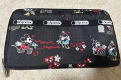 LeSportsac ミッキー＆ミニーポーチ　長財布　ディズニー　レスポ