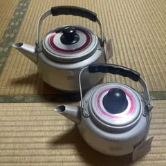 昭和レトロ ミカドアルミ製品 花柄ケトル やかん - メルカリ