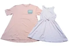 半袖 Tシャツワンピース ノースリーブワンピース 120 美品 新品 H＆M