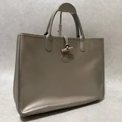 LONGCHAMP ロンシャン ロゾ　トートバッグ　トグル　シルバーグレーのサムネイル