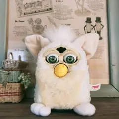【ジャンク品】TOMY Furby ファービー 初代 白 血統書付きのサムネイル