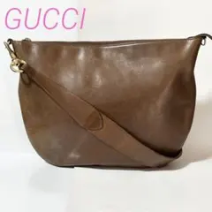 GUCCI レザー ワンショルダーバッグ ヴィンテージ ホーボー