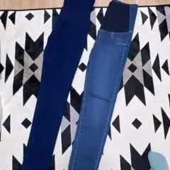 値下げUNIQLOマタニティーウルトラストレッチデニム2本