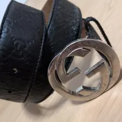 GUCCI インターロッキングG ベルト ブラックのサムネイル