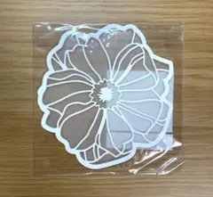 【新品未使用・未開封・完売品】フラワー ピオニー コースター ホワイト