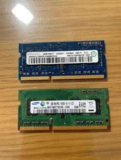 ノートPC用メモリ 4GB 2枚セット PC3-10600S - メルカリ