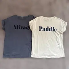 cocaフレンチスリーブロゴプリント Tシャツ 2枚セットのサムネイル