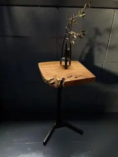Re:ens 黒柿 無垢材 × Iron Low Stand｜一点物 - メルカリ
