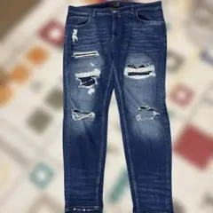 ZARA MAN ダメージ加工スキニーデニム