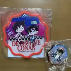 名探偵コナン×くら寿司　ラバーコースターとマグネットシート２個セット