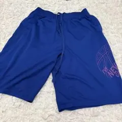 バスケットボール パンツ ブルー　L バスパンのサムネイル