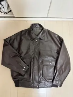 レザージャケットダークブラウン　Mサイズ