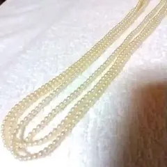 清楚で可愛いベビーパールのネックレス