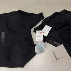PUMA ブラジャー ショーツ セットアップ ブラック Lのサムネイル