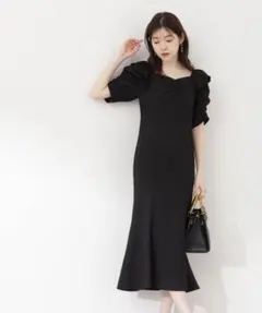 バッククロスマーメイドワンピース