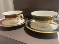 Fitzgerald ボーンチャイナ カップ・ソーサーセット　ノリタケ