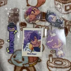 乙狩アドニス アニカフェ ステッカー ぱしゃっつ 展示会 缶バッジ あんスタ