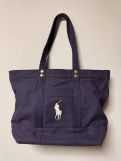 Polo Ralph Lauren キャンバストートバッグ ネイビー