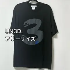 UN3D. ZOZO限定 3PRINT T-SH/3プリントTシャツ ブラックのサムネイル