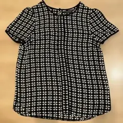 Dorothy Perkins モノトーン柄 半袖ブラウスのサムネイル