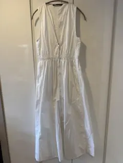 ZARA フロントジップ ノースリーブワンピースのサムネイル
