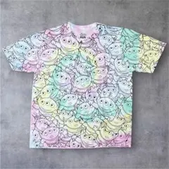 トイストーリー エイリアン タイダイ柄 Tシャツ 総柄 M デッドストック レア
