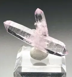 メキシコ　ベラクルスアメシスト　（ダブルポイント）　　鉱物標本　水晶原石